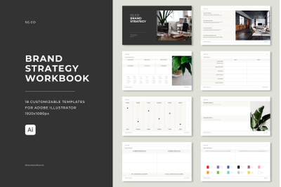 Brand Strategy Workbook Template | Adobe Illustrator