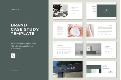 Brand Case Study Template | Adobe Illustrator