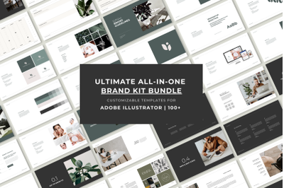 Ultimate All-in-One Brand Kit Bundle | Adobe Illustrator