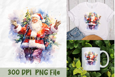 Santa Claus with Gifts PNG