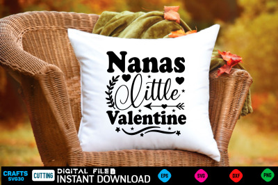 Nanas Little Valentine svg design