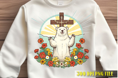 Lamb of God and Blooms PNG