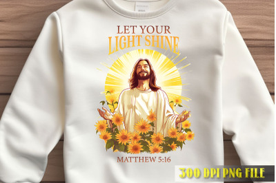 Let Your Light Shine Jesus Art