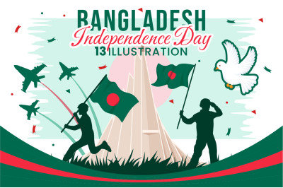 13 Bangladesh Independence Day Illustration