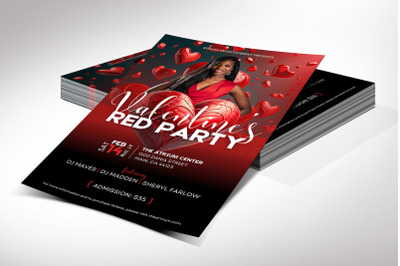 Valentine&#039;s Day Event Flyer Template