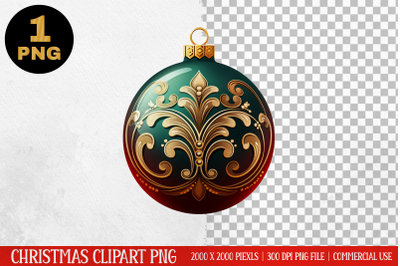 Christmas Sublimation Clipart | Christmas Ornament