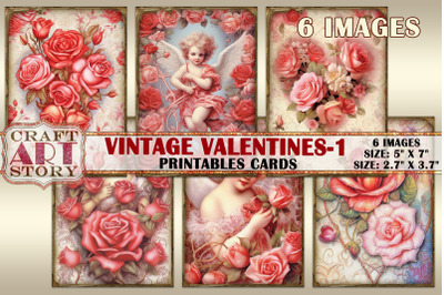 Valentines Digital picture collage Valentine printable cards