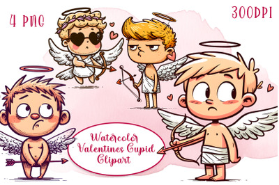 Little Cupid Clipart, Valentines Day Clip Art
