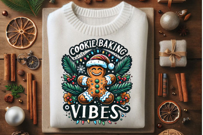 Cookie Baking Vibes PNG