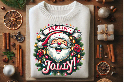 Feelin Jolly Santa PNG