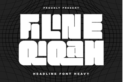 Filine Qiqah Heavy Sans Serif Font