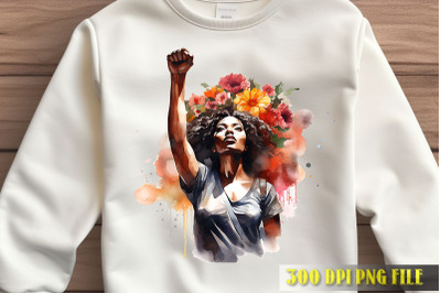 Inspiring Black Woman Freedom Art