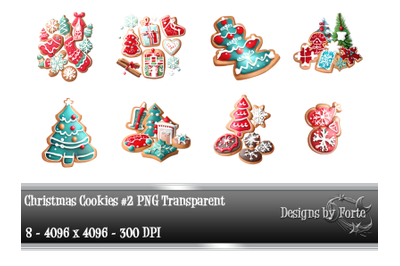 Christmas Cookies Set 2 PNG