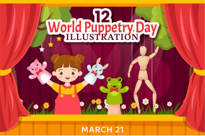 12 World Puppetry Day Illustration