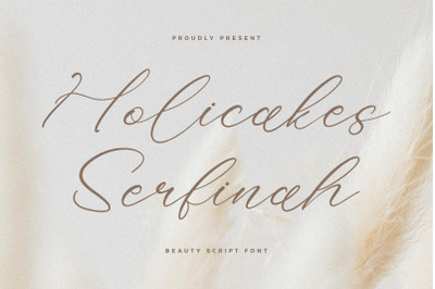 Holicakes Serfinah - Beauty Script Font