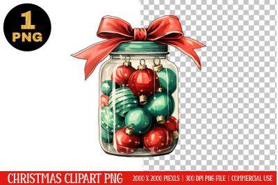 Christmas Sublimation Clipart | Christmas Ornament