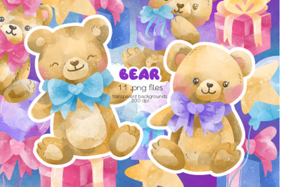 Bears Clipart - PNG Files