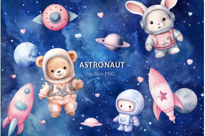 Space valentines clipart kids PNG