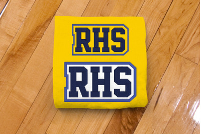 RHS High School Initials | Embroidery