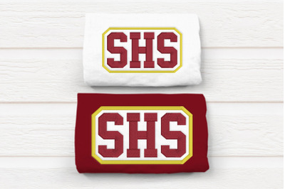 SHS High School Initials | Embroidery