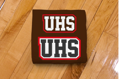 UHS High School Initials | Embroidery