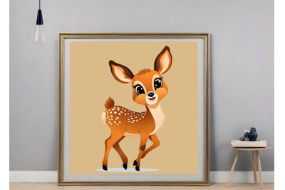 Cute baby deer