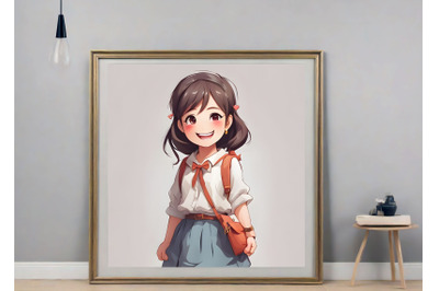 Cute anime girl