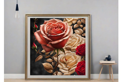 Floral artwork