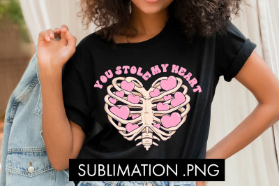 You Stole My Heart PNG Sublimation