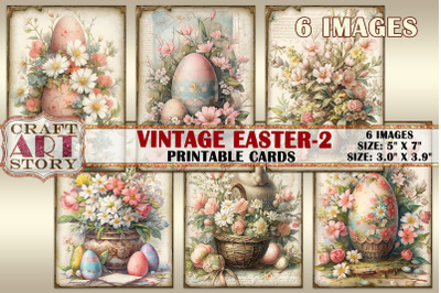 Easter Digital picture collage cards Atc ACEO-2