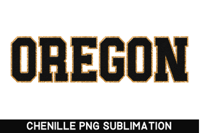 Oregon State PNG | Sublimation Designs | Faux Chenille