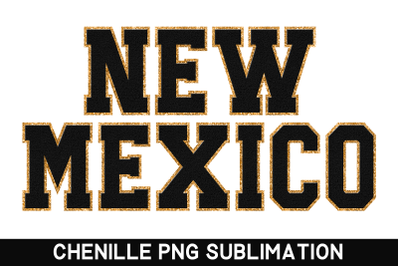 New Mexico State PNG | Sublimation Designs | Faux Chenille