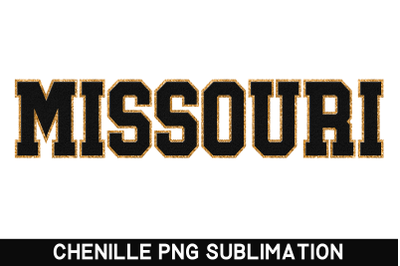 Missouri State PNG | Sublimation Designs | Faux Chenille