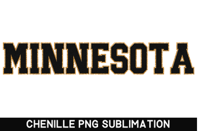 Minnesota State PNG | Sublimation Designs | Faux Chenille