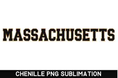 Massachusetts State PNG | Sublimation Designs | Faux Chenille