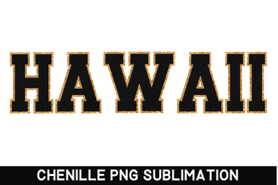 Hawaii State PNG | Sublimation Designs | Faux Chenille