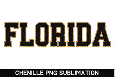 Florida State PNG | Sublimation Designs | Faux Chenille