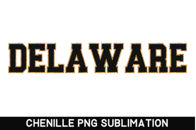 Delaware State PNG | Sublimation Designs | Faux Chenille