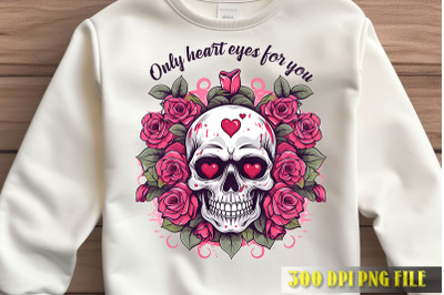 Skull Love Rose Bouquet