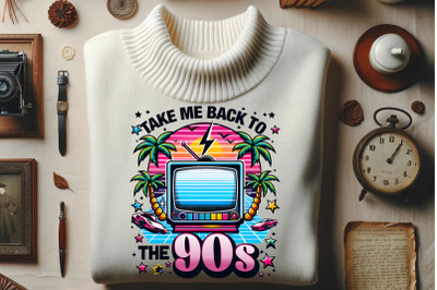 Retro 90s TV Graphic Tee