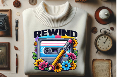 Rewind with 90s Cassette