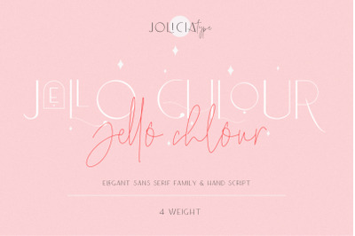 Jello Chlour | Display Font