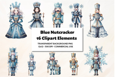 Blue Nutcracker Clipart Pack