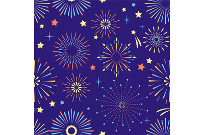 Color firework wrapping. Spectacular geometric fireworks sky pattern d