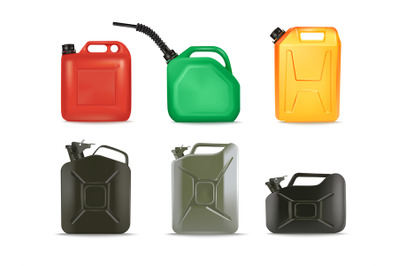 3d fuel cans. Oil jerrycan gasoline plastic canister ethanol tank liqu