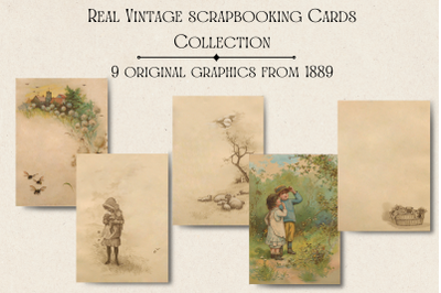 Real Vintage Scrapbooking Cards