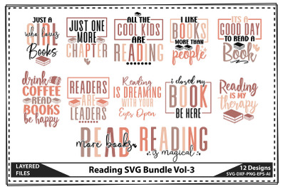 Reading SVG Bundle Vol-3