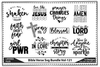Bible Verse Svg Bundle Vol-121