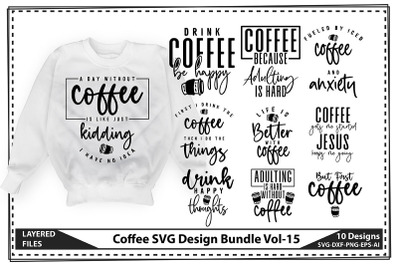Coffee SVG Design Bundle Vol-15