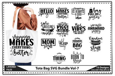 Tote Bag SVG Bundle Vol-7
